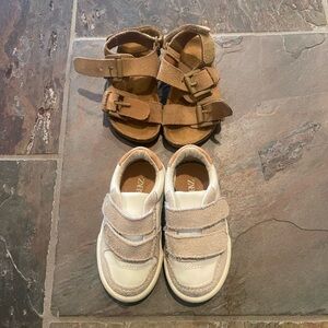 Zara Kids Beige and White Shoes